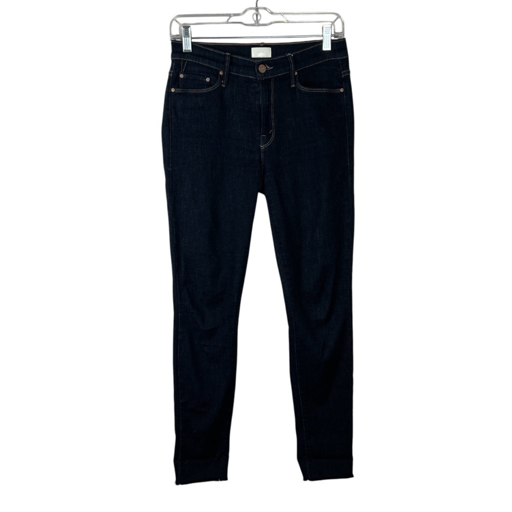 Mother Looker Ankle Fray in So Good Wash